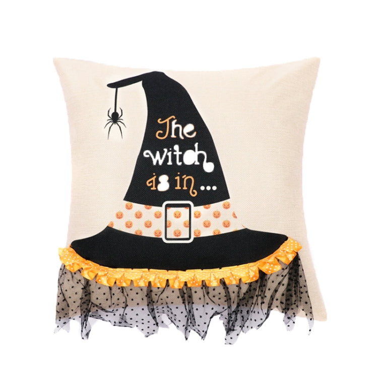 45x45cm Halloween Decorations Printing Pillowcase Without Inner Core, Style: