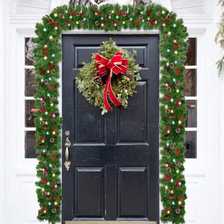 270cm PVC Christmas Decoration Rattan Mall Bar Door Hanging Decoration