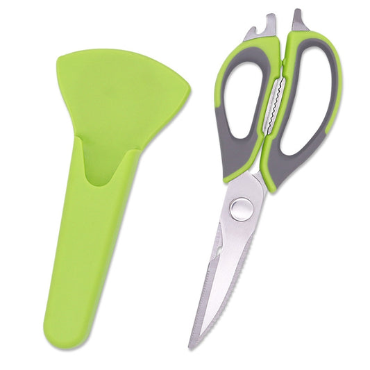 Detachable Magnetic Stainless Steel Household Kitchen Food Scissors, Random Color Delivery