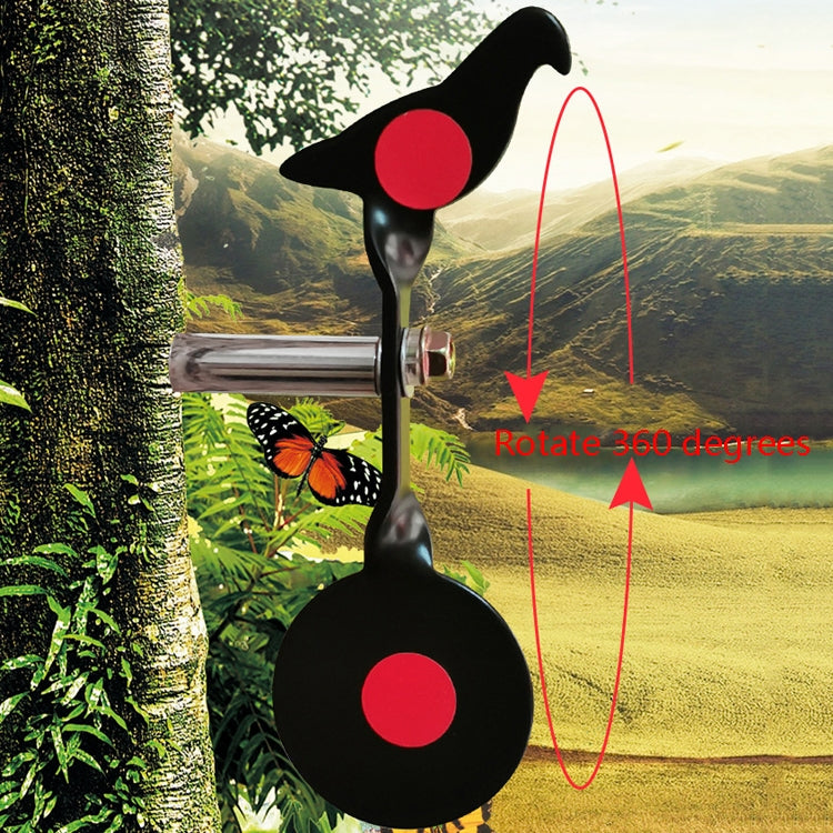 Birdie Shape Splash Exercise Target Portable Tangible Tree Target Metal Shot Target