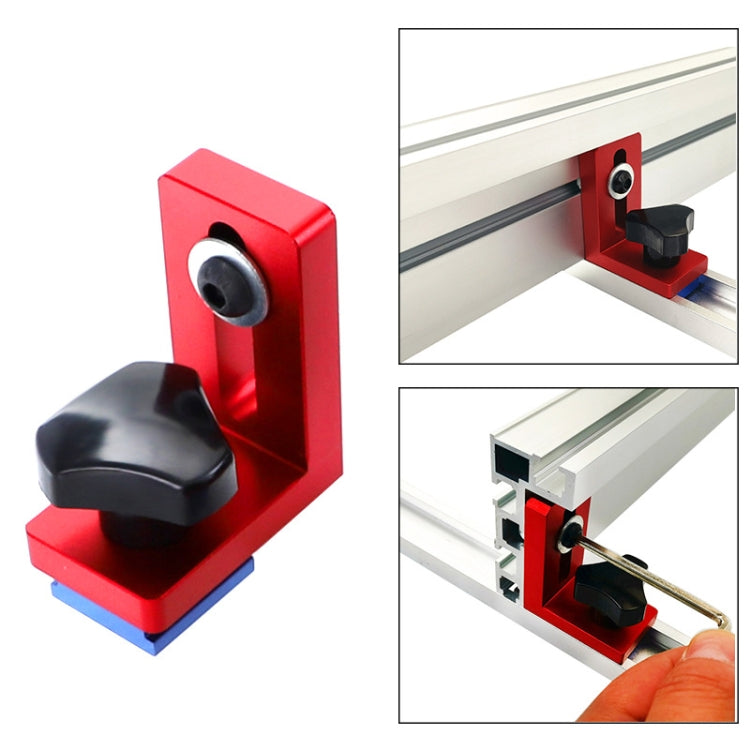 Aluminum Alloy Backing Fixed Connector Chute Guide Rail Fixing Accessories