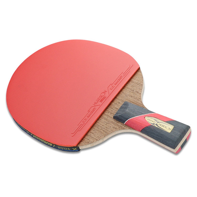 HUIESON HS-LX Six Star 5-Layer Chicken Wing Tip + 2 Layer Carbon Double Side Continuous Table Tennis Single Racket Reluova