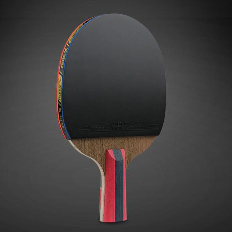 HUIESON HS-LX Six Star 5-Layer Chicken Wing Tip + 2 Layer Carbon Double Side Continuous Table Tennis Single Racket Reluova