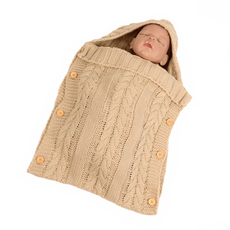 Zzsd0002 Autumn / Winter Baby Knitted Woolen Button Sleeping Bag Photography Blanket Stroller Sleeping Bag My Store