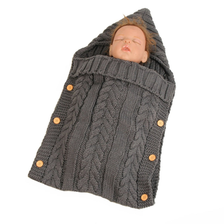 Zzsd0002 Autumn / Winter Baby Knitted Woolen Button Sleeping Bag Photography Blanket Stroller Sleeping Bag My Store