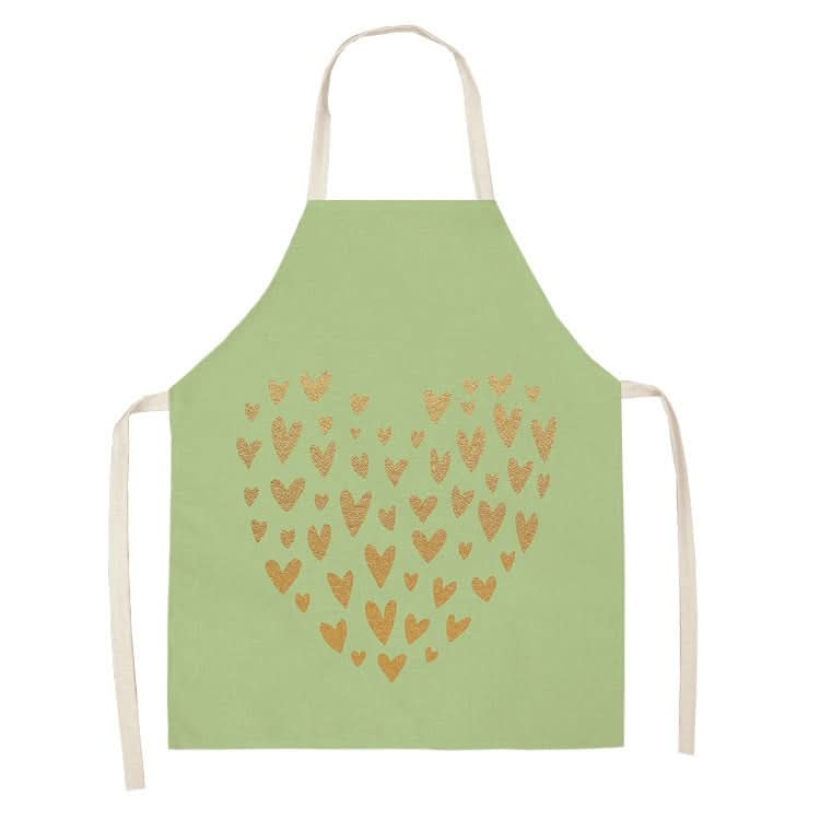 2 PCS Kitchen Linen Heart-Shaped Letters Fashion Sleeveless Apron-Reluova