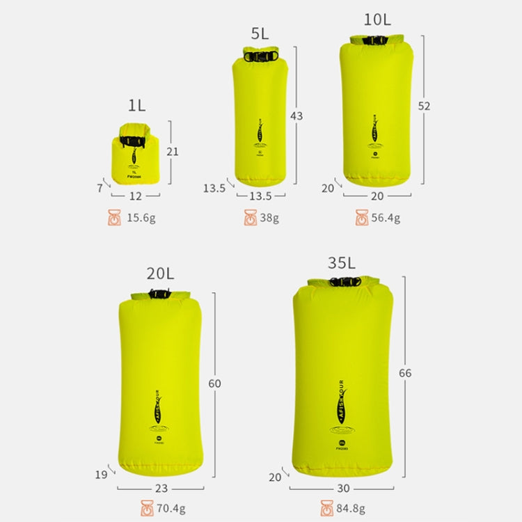 AFISHTOUR Outdoor Bunch Storage Bag Multi-Function Light Thin Waterproof Storage Bag Reluova