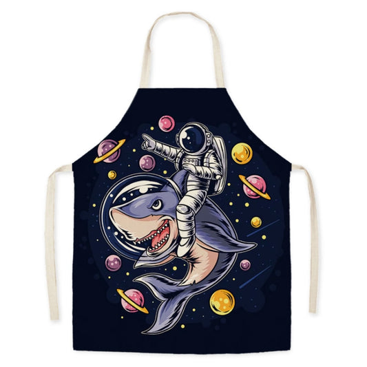 Marine Animal Kitchen Antifouling Sleeveless Halterneck Apron