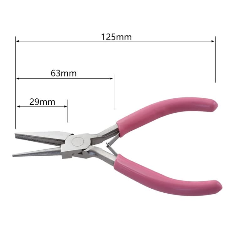 5 Inch Mini Wire Winding Pliers Jewelry Pliers Semi-Recessed Semi-Round Nose Tool Pliers-Reluova