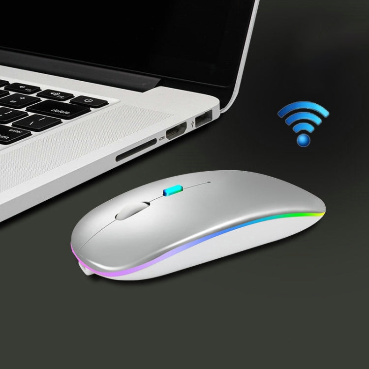 Y20 4 Keys Colorful Glow Charging Mute Mouse Notebook Game Wireless Mouse My Store