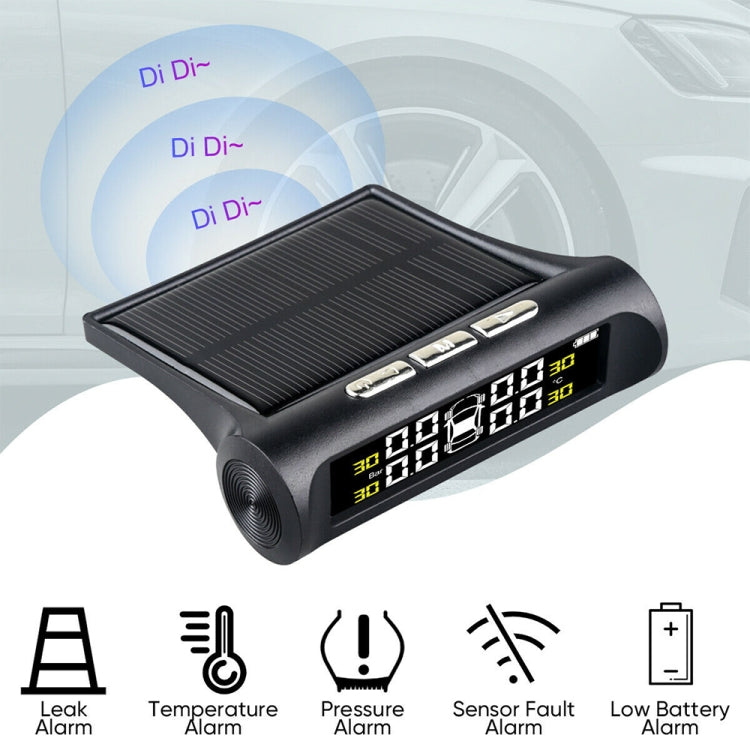 T1 Vehicle-mounted Solar Wireless Tire Pressure Monitoring System General-purpose Vehicle Tire Pressure Thermometer ÎҵÄÉ̵ê