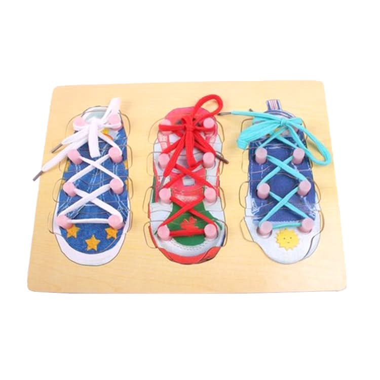 2 PCS Montessili Tie Shoelaces Puzzle Educational Early Education Toys-Reluova