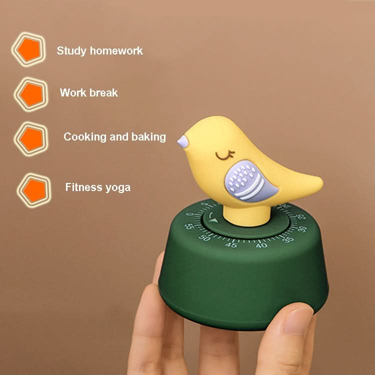 Tweet Bird Countdown Timer Student Learning Time Manager Kitchen Timer Mechanical Reminder Reluova