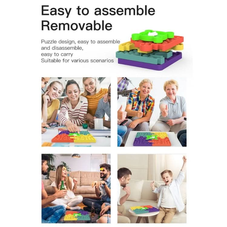 Silicone Desktop Puzzle Decompression Toy, Specification: Reluova