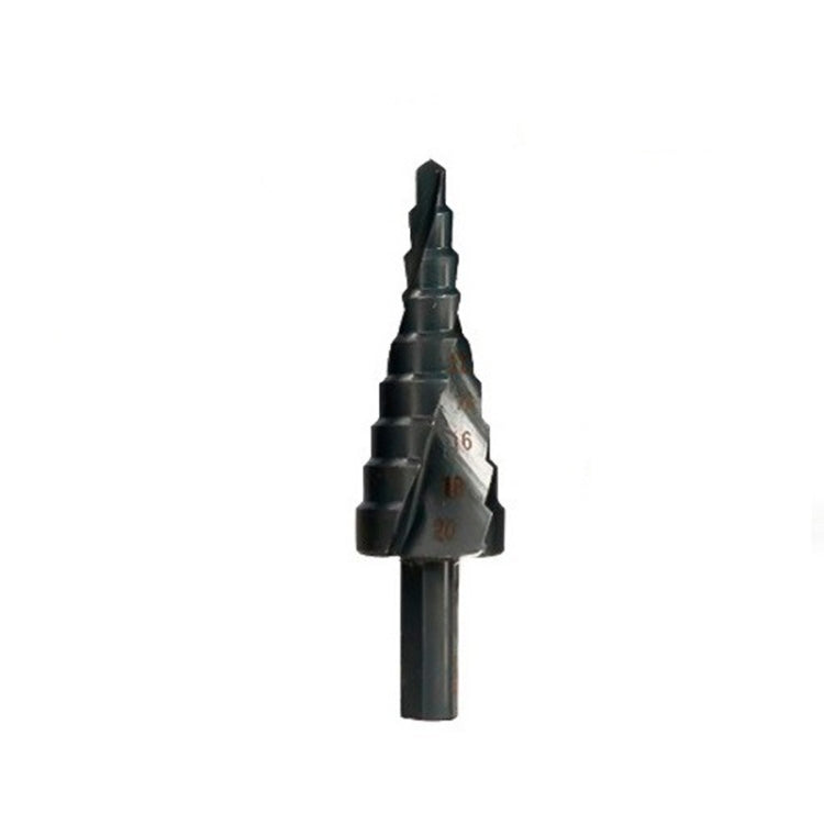 4-12mm   Triangular Shank Spiral Flute Step Drill Bit-Reluova