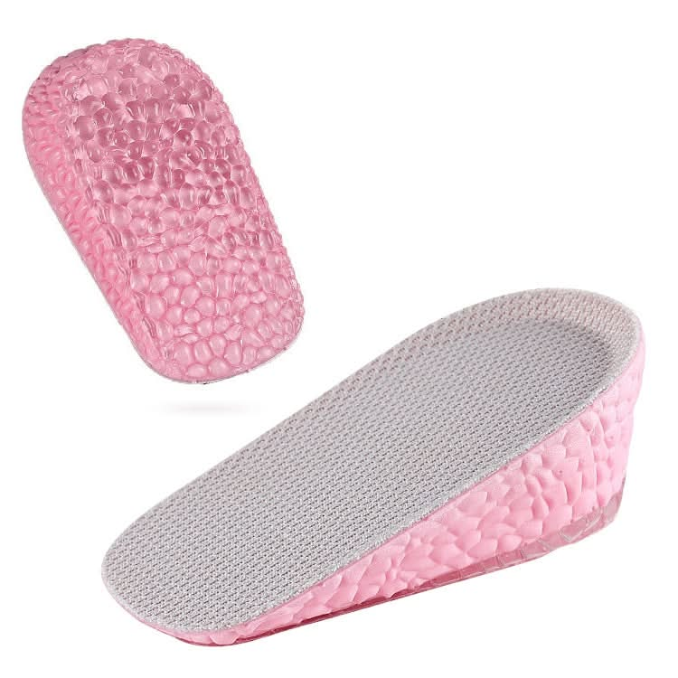 Self-Adhesive Inner Heightening Half Pad Sweat-Absorbent Breathable Shock-Absorbing Heel Casual Sports Insole Reluova