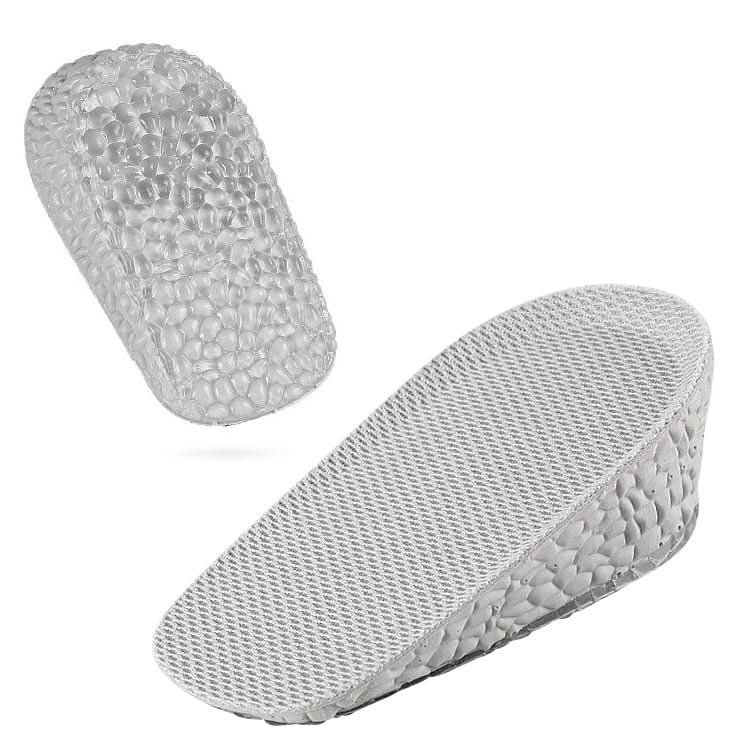 Self-Adhesive Inner Heightening Half Pad Sweat-Absorbent Breathable Shock-Absorbing Heel Casual Sports Insole Reluova