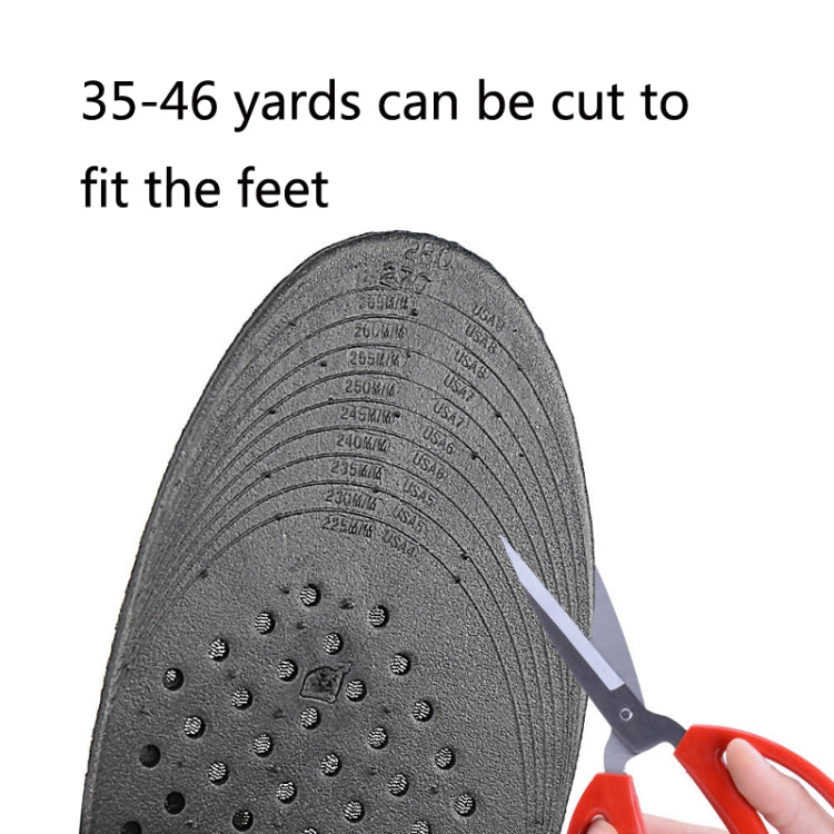 032 Adjust Inner Height Insole Free Size Cutable Insole, Colour: Black 2 Layers (about 4cm)