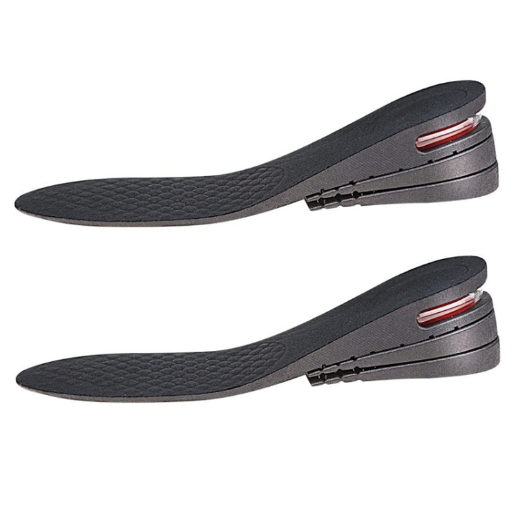 032 Adjust Inner Height Insole Free Size Cutable Insole, Colour: Black 2 Layers (about 4cm)