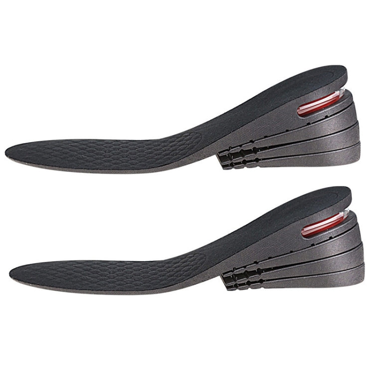 032 Adjust Inner Height Insole Free Size Cutable Insole, Colour: Black 2 Layers (about 4cm)