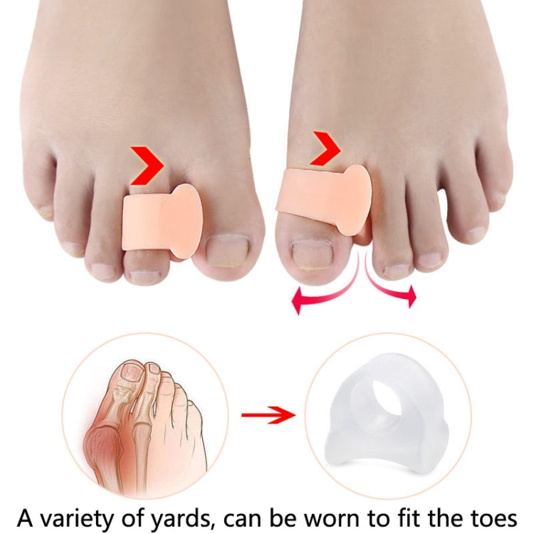 10 Pairs Great Toe Orthosis Separator Soft and Comfortable Toe Care Cover