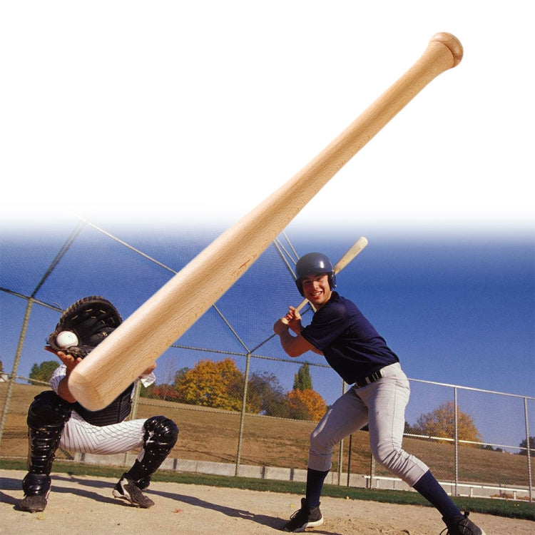 Heavy-Duty Solid Wood Baseball Bat