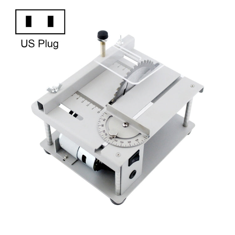 150W Miniature Precision Table Saw Mini Chainsaw Portable Woodworking Sliding Table Saw Multifunctional Cutting Machine,