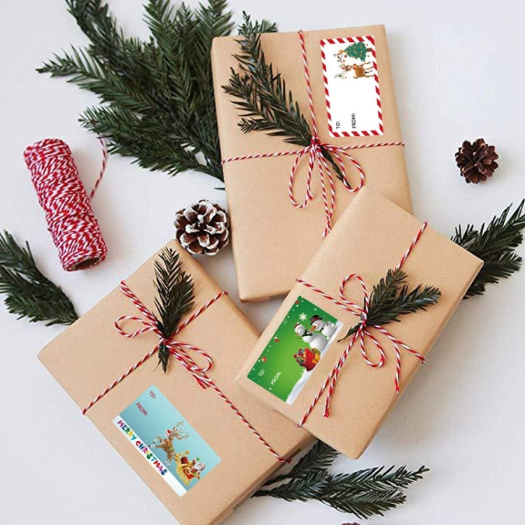 Christmas Decoration Roll Sticker Gift Bag Self-Adhesive Sealing Sticker My Store