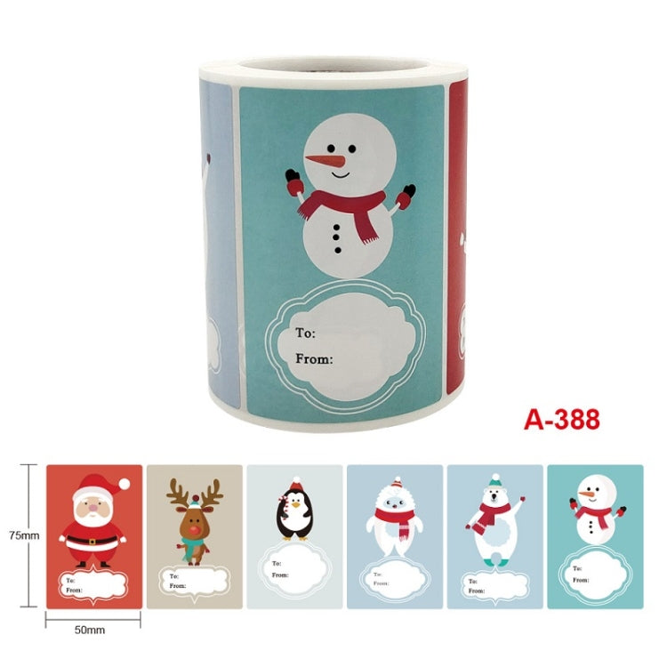 Christmas Gift Merchandise Decoration Sticker