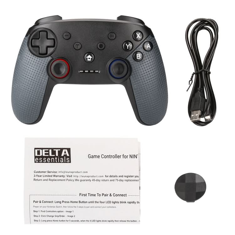 Bluetooth Wireless Gamepad  Built-In Dual Motors With TURBO Function Suitable For Switch Pro Reluova