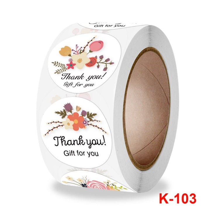 Flower Hand-decorated Thank You Sealing Sticker Gift Envelope Decoration Sticker My Store