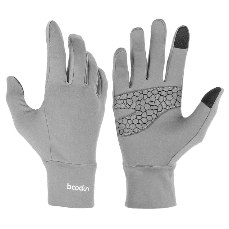 BOODUN B271054 Outdoors Ridding Full Finger Gloves Mountaineering Silicone Sliding Touch Screen Gloves Reluova