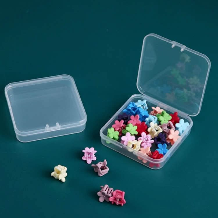 20 PCS Square Plastic Box With Cover Transparent Storage Box PP Parts Tool Box Electronic Component Accessories Box-Reluova