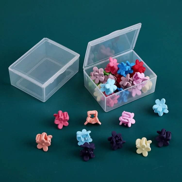 30 PCS Rectangular Transparent Plastic Box PP Universal Box Parts Hardware Tool Storage Box