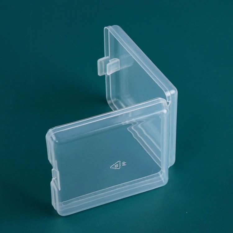 20 PCS With Cover Transparent PP Plastic Box Parts Jewelry Storage Box