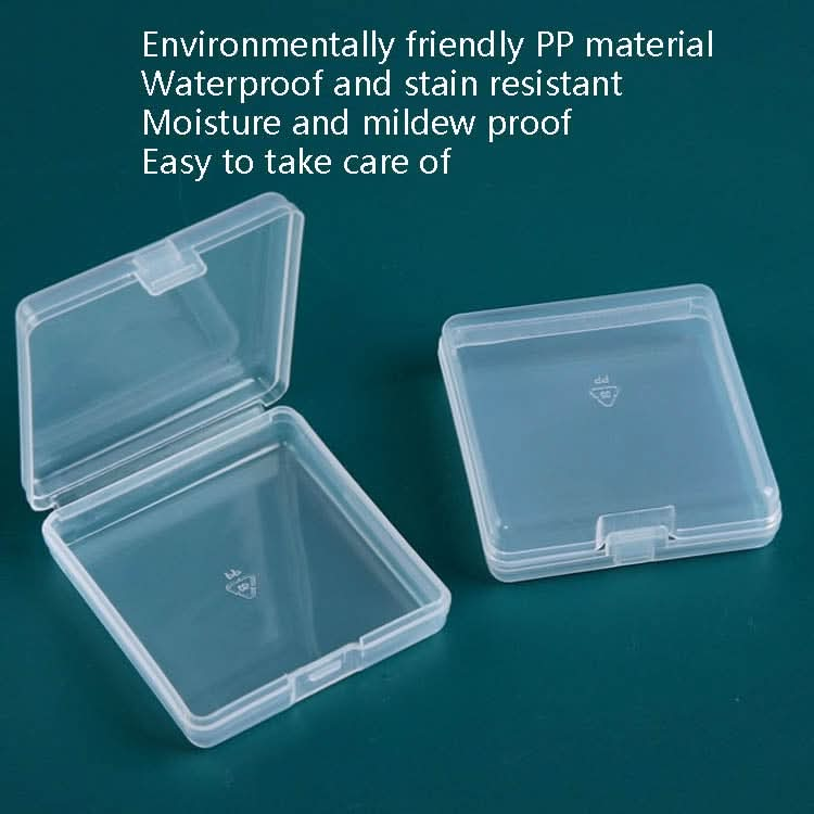 20 PCS With Cover Transparent PP Plastic Box Parts Jewelry Storage Box-Reluova