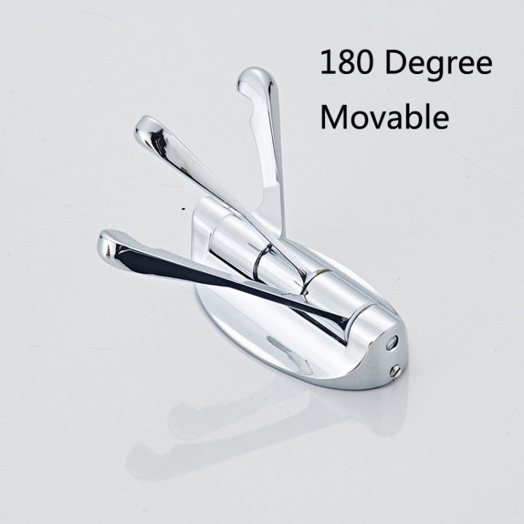 8231 180 Degree Movable Coat Hook Bathroom Hook, Color: