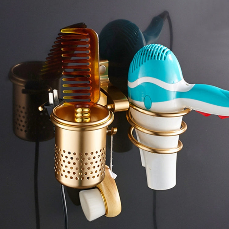 Space Aluminum Golden Hair Dryer Rack