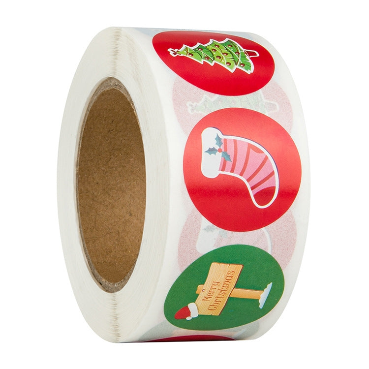 Christmas Day Decoration Gift Series Sticker Label