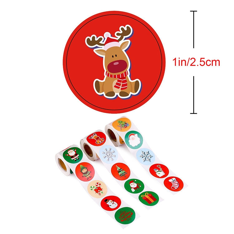 Christmas Day Decoration Gift Series Sticker Label My Store