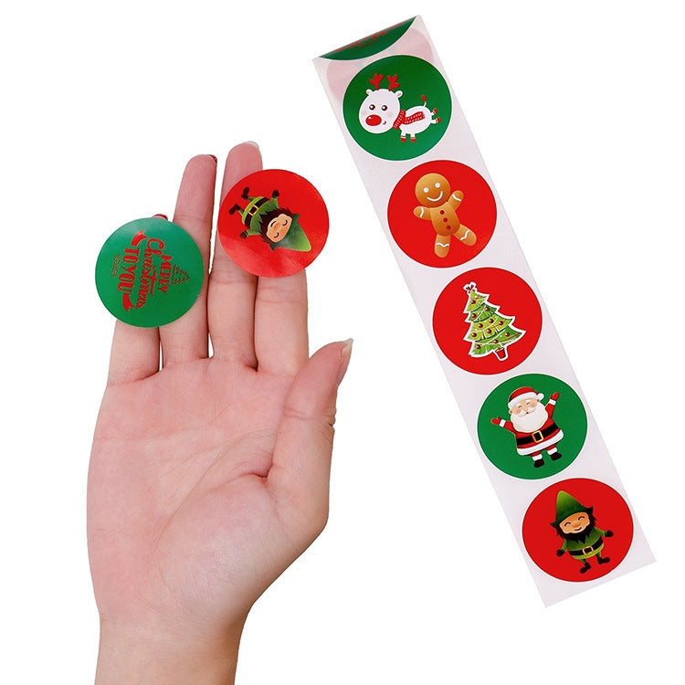 Christmas Day Decoration Gift Series Sticker Label