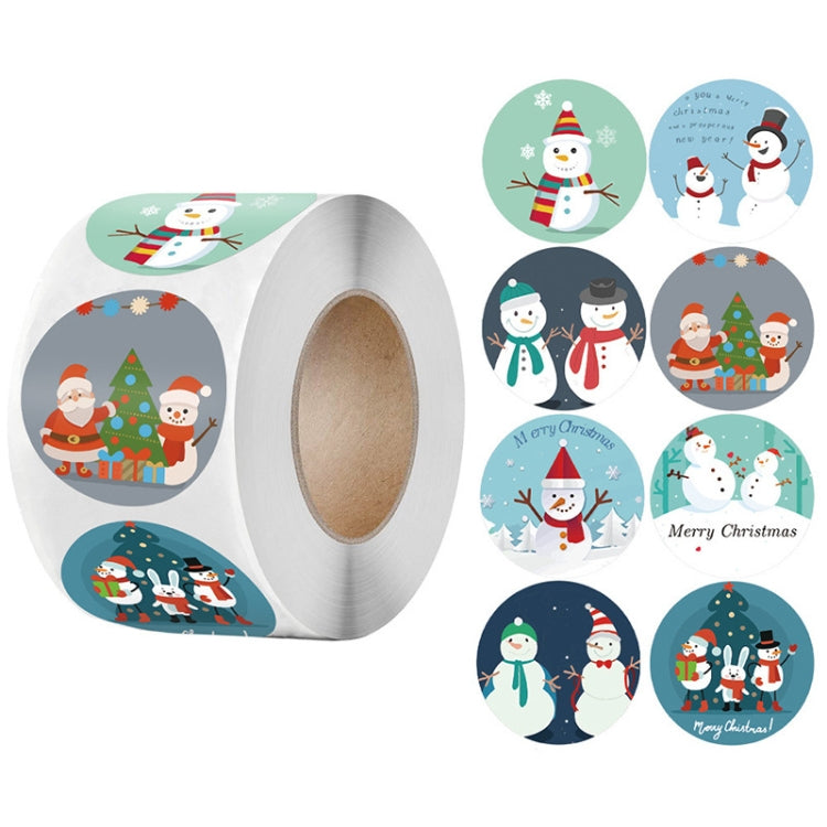 Snowman Christmas Sticker Gift Decoration Gift Sealing Stickers