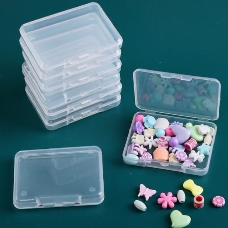 30 PCS Rectangular PP Transparent Plastic Box Parts Hardware Tool Accessories Storage Box