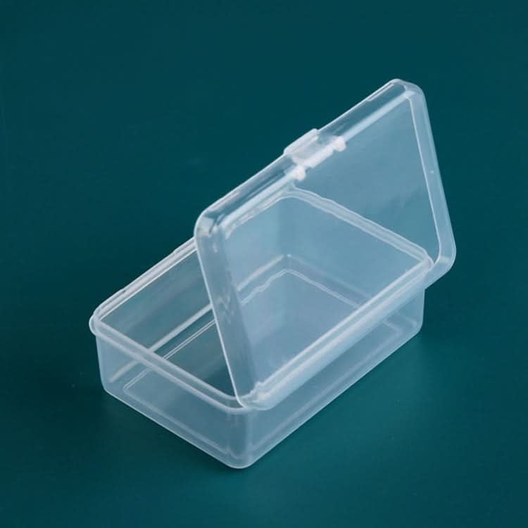 20 PCS Rectangular Plastic Box Transparent Parts PP Storage Box With Cover