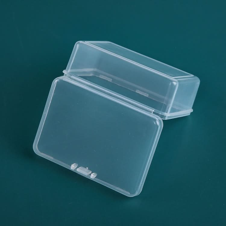 20 PCS Rectangular Plastic Box Transparent Parts PP Storage Box With Cover