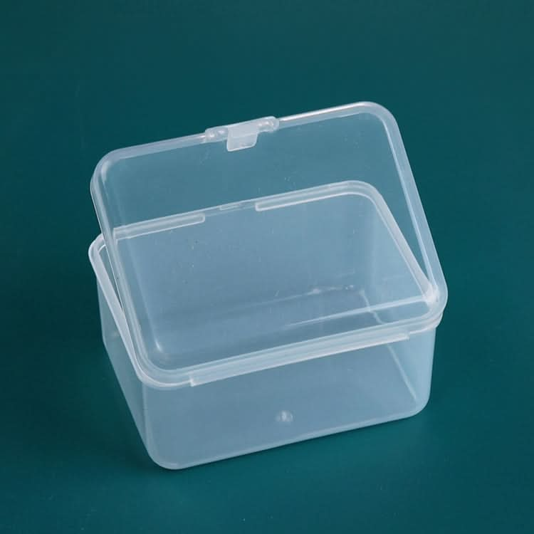 20 PCS Rectangular Plastic Box Transparent Stationery Storage Box PP Tool Parts Accessories Box