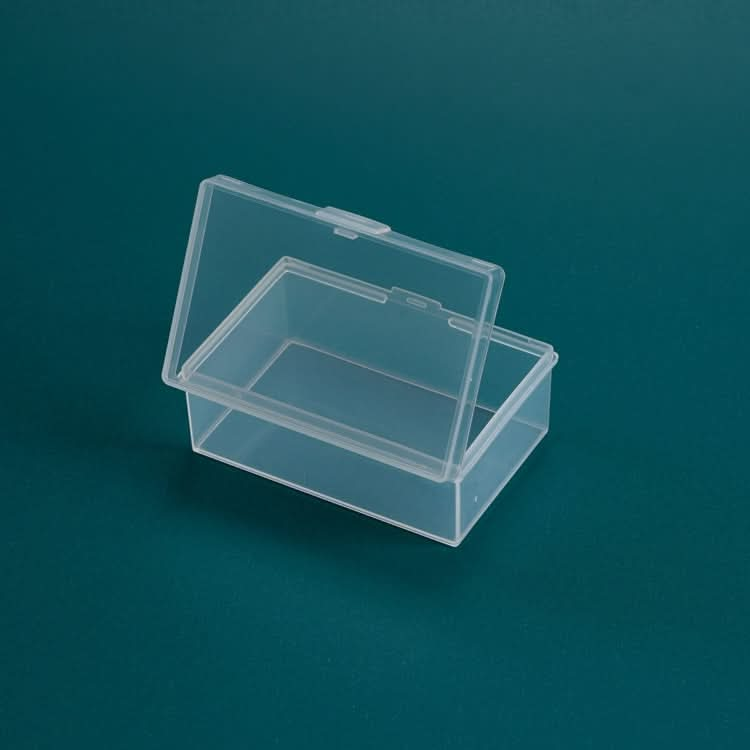 20 PCS Rectangular Transparent Storage Box Plastic Universal Packaging Box With Cover Parts Accessories Storage Box