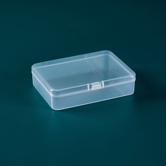 10 PCS Rectangular PP Plastic Box Transparent Packaging Box With Cover Plastic Parts Hardware Tool Storage Box