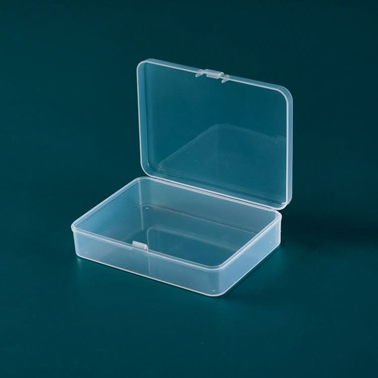 10 PCS Rectangular PP Plastic Box Transparent Packaging Box With Cover Plastic Parts Hardware Tool Storage Box