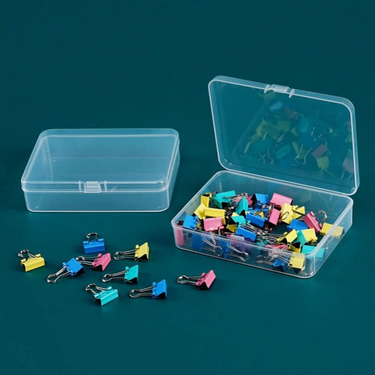 10 PCS Rectangular PP Plastic Box Transparent Packaging Box With Cover Plastic Parts Hardware Tool Storage Box